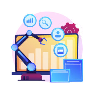Online business development vector concept metaphor.