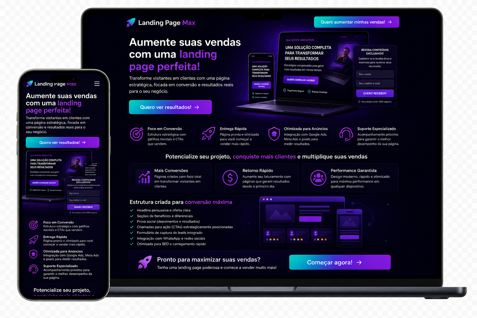 Landing Page Max