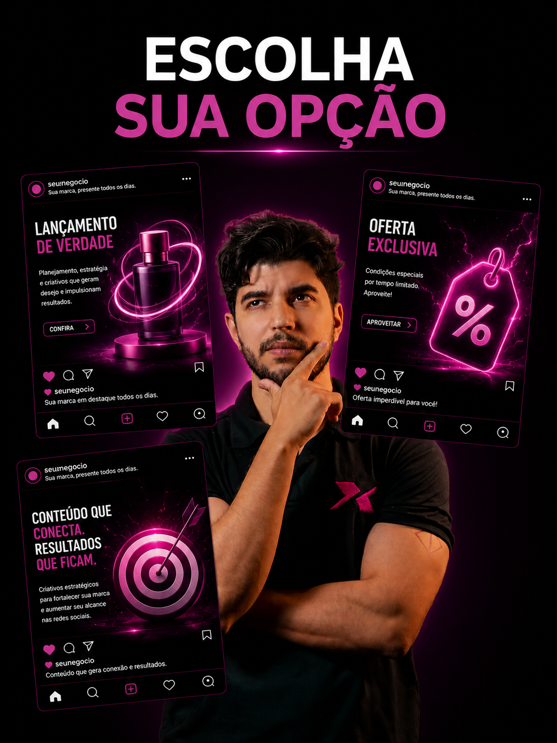 Criação de Conteúdo para Redes Sociais (Avulso)